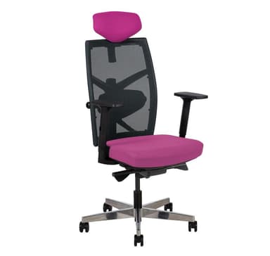 Arbetsstol TUNE rosa/svart