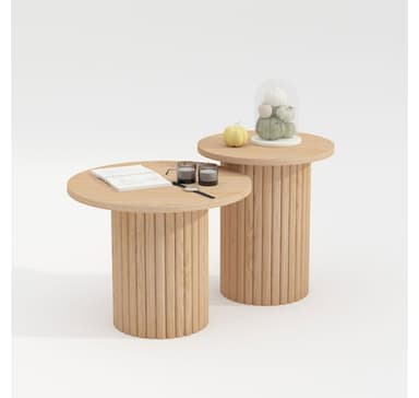 Soffbord CINDY D40xH45cm, melamin ek