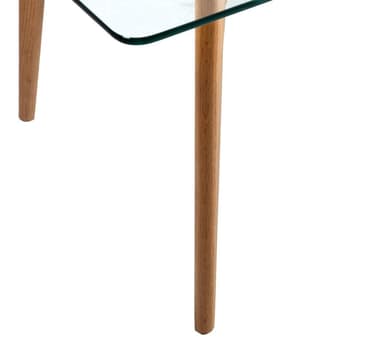 Soffbord HELENA 120x60xH45cm, glas