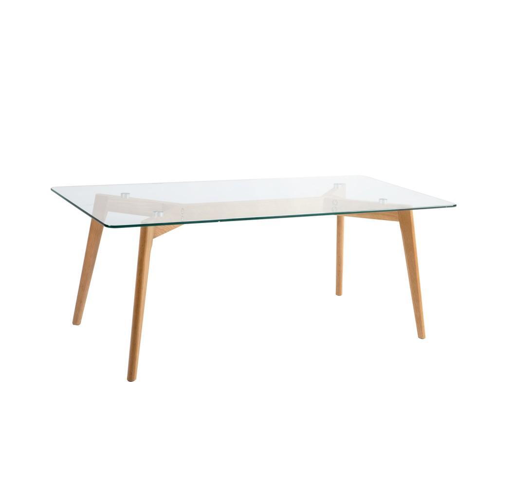 Soffbord HELENA 120x60xH45cm, glas