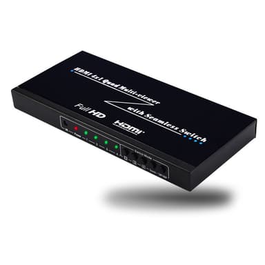 4 in 1 ut HDMI-omkopplare HDMI-väljare 1080P
