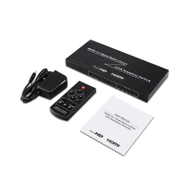 4 in 1 ut HDMI-omkopplare HDMI-väljare 1080P