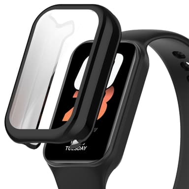 Skyddsfodral med skärmskydd för Xiaomi Mi Band 8 Active/Redmi Band 2 S
