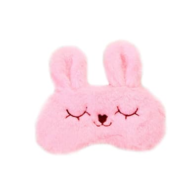 ögonmask sova / Sovmask i söt kanindesign Rosa