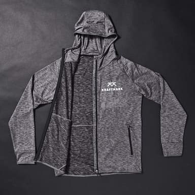 Kraftmark Hoodie Herr Grå, Tröja herr
