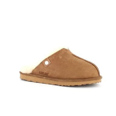 Axelda FÃ¥rskinnstoffla Ã…bo 39 Chestnut / Creme