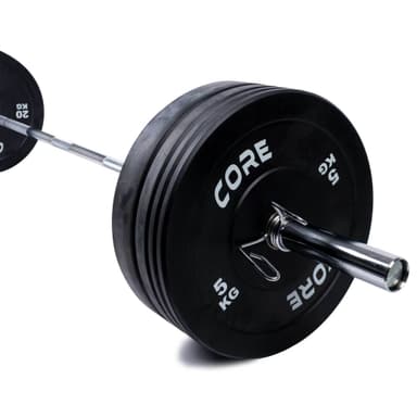 Core Skivstångsset Bumper 100 KG