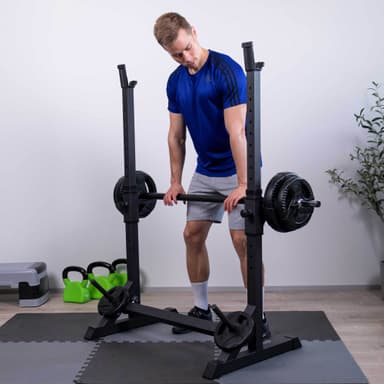 Core Half Rack skivstångsställning 107x60x150 cm, Svart