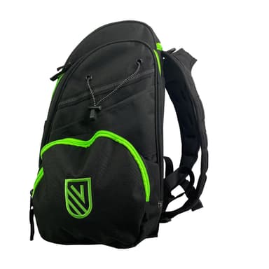 Viking Discs Rucksack Pro Frisbeegolf ryggsäck, svart/lime