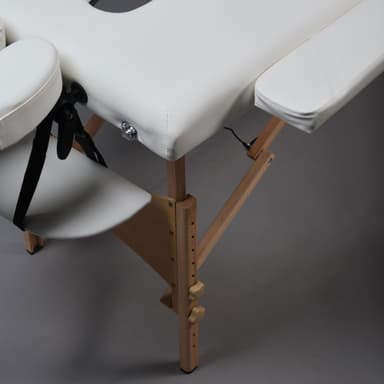 React massagebänk P200, vit