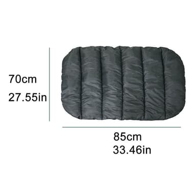 Vattentät Sovmatta för hundar med förvaringsväska 80x70cm