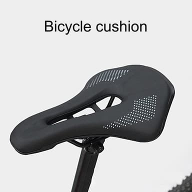 Cykelsadel cykelsits med luftventilation Svart
