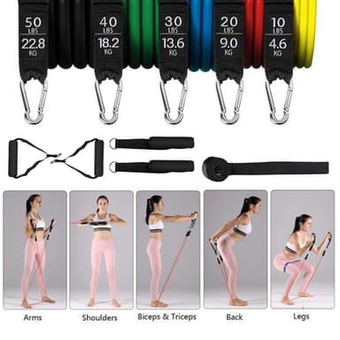 Fitness Puller Resistance Bält Träning resår Gym Bodybuilding