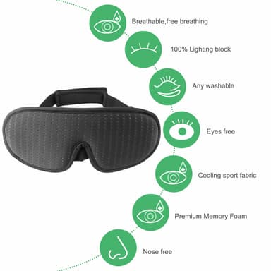3D Sovmask / Ögonmask