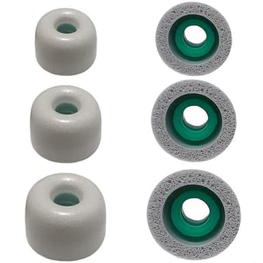Öronkuddar Foam 6-pack Samsung Galaxy Buds FE - Grå