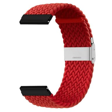 Flätat klockarmband Garmin Forerunner 265 - Mörkröd