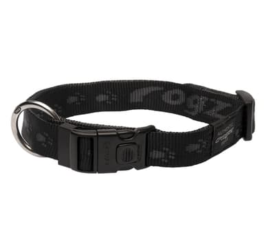 Alpinist extra stort 25mm everest hundhalsband, svart design, Rogz