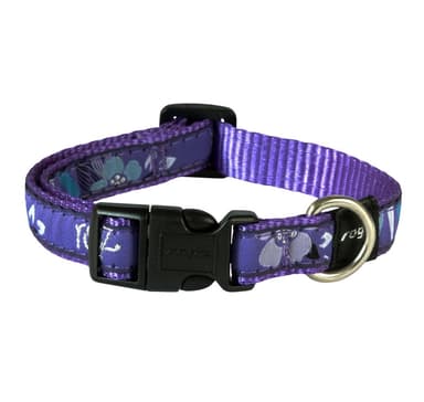 Hundhalsband Finklänning, medium, 16 mm, Purple Forest Design, Rogz