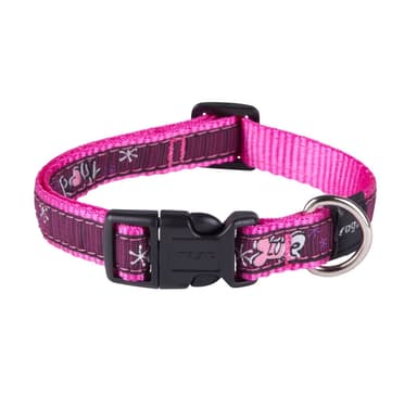 Hundhalsband, Pink Love Design, 16 mm, Rogz