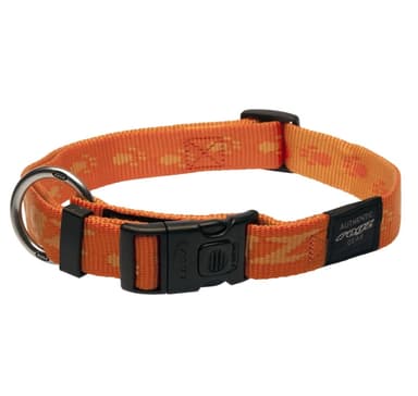Alpinist XL 25mm Everest hundhalsband, orange design, Rogz