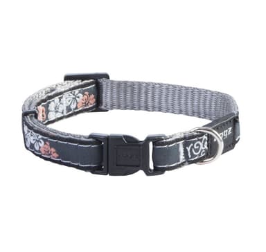 Hundhalsband Jelly Beam halsband korallö silver 11mm/20-31cm, Rogz