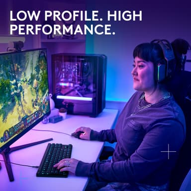 Logitech G G15 TKL tangentbord gaming (tactilt, svart)