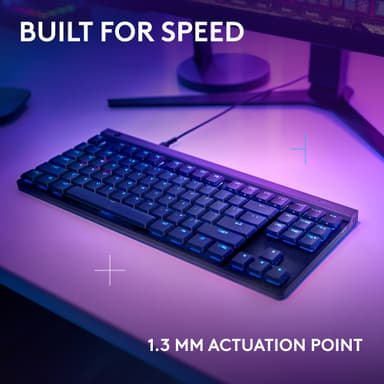 Logitech G G15 TKL tangentbord gaming (tactilt, svart)