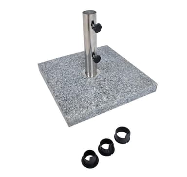 Parasollfot 45x45cm/30kg, granit