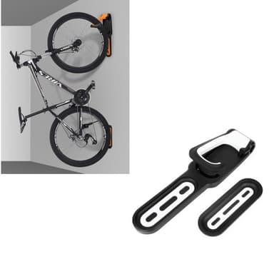 INF Inomhus cykelställ / Vertikalt cykelfäste för vägg Vit