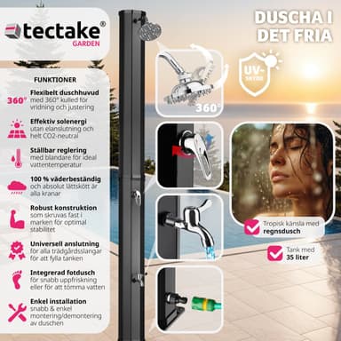 tectake Soldusch Ofanto - svart