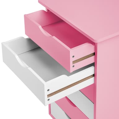 tectake Lådhurts med 6 lådor - rosa