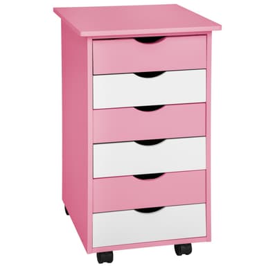 tectake Lådhurts med 6 lådor - rosa