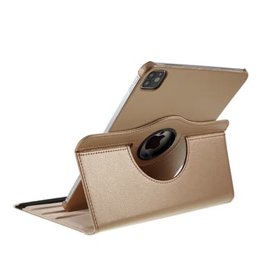 SKALO iPad Pro 11"" 360 Litchi Fodral - Guld