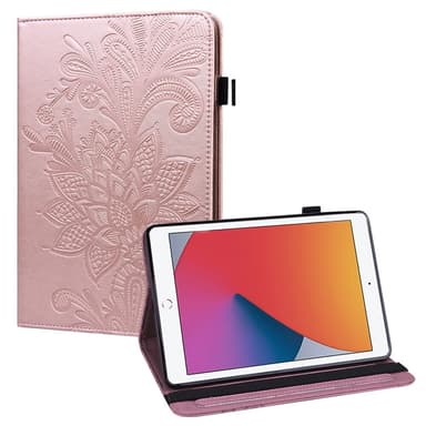 SKALO iPad 10.2 Mandala Fodral - Roséguld