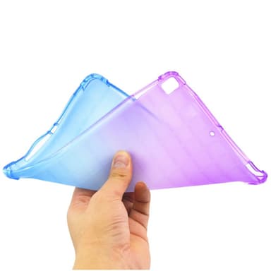 SKALO iPad 10.2 Gradient TPU Skal - Lila-Blå