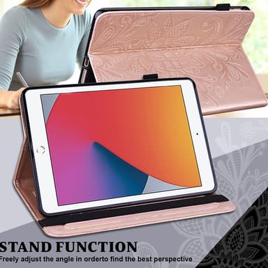 SKALO iPad 10.2 Mandala Fodral - Roséguld