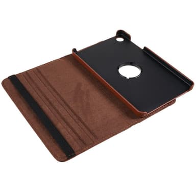 SKALO Lenovo Tab M8 Gen 4 360 Litchi Fodral - Brun