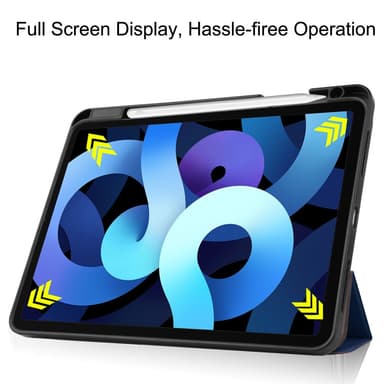 SKALO iPad Air (2020/2022) Trifold Fodral - Mörkblå
