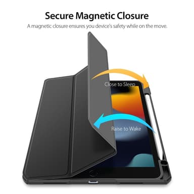 DUX DUCIS iPad 10.9 (2022) TOBY Series Trifold Fodral - Svart