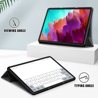 SKALO Lenovo Tab P12 Trifold Fodral - Svart