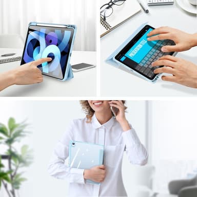 DUX DUCIS iPad Air (2020/2022) TOBY Series Trifold Fodral - Turkos