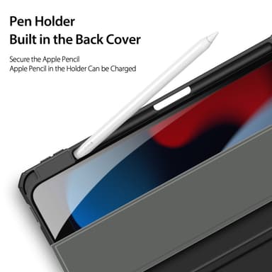 DUX DUCIS iPad 10.9 (2022) TOBY Series Trifold Fodral - Svart
