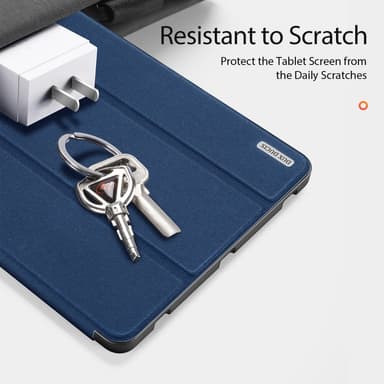 DUX DUCIS Samsung Tab S7+/S7 FE/S8+ DOMO Series Trifold Fodral - Blå