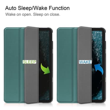SKALO Nokia T20 Trifold Fodral - Grön