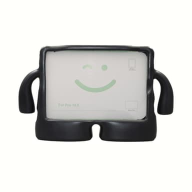 SKALO iPad 10.2 3D Cartoon Barnskal - Svart