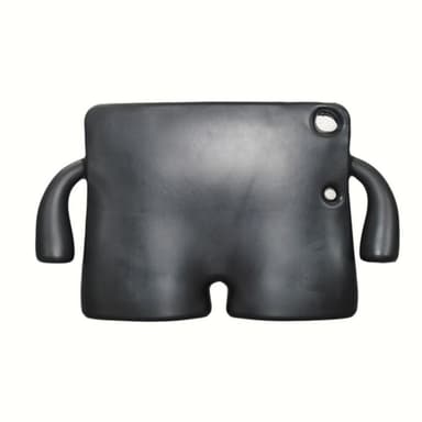 SKALO iPad 10.2 3D Cartoon Barnskal - Svart