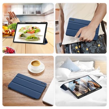 DUX DUCIS Samsung Tab S7+/S7 FE/S8+ DOMO Series Trifold Fodral - Blå