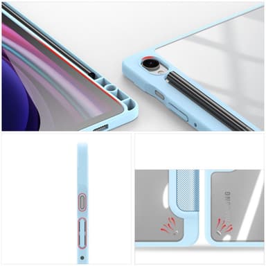 DUX DUCIS Samsung Tab S9/S9 FE TOBY Series Trifold Fodral - Turkos