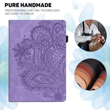 SKALO Google Pixel Tablet Mandala Fodral - Lila