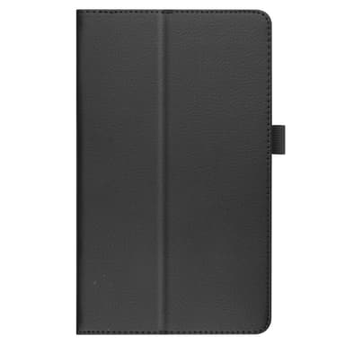 SKALO Samsung Tab A7 Lite Duofold Litchi Fodral - Svart